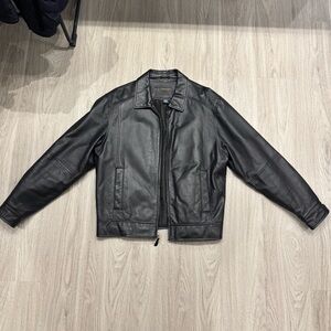 Vintage Black Genuine Leather Jacket